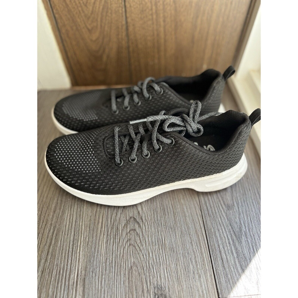 Athletic Works Memory Foam Sneakers Running Shoes Walking Black Size 10
